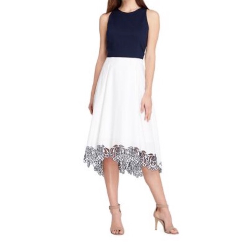 Tahari Arthur S. Levine Sleeveless Midi Dress Sz 4